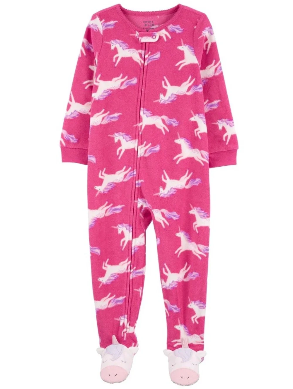 Carter's Baby & Toddler Girls Fleece Footie Pajamas